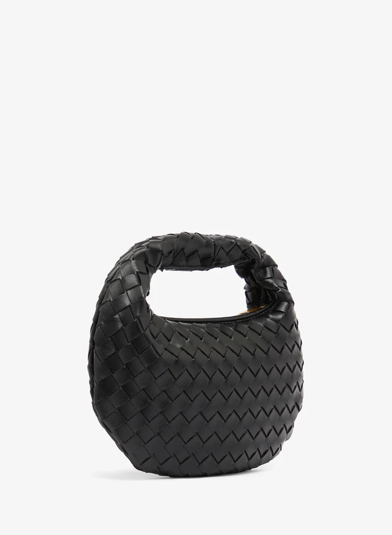 ايلا Woven Textured Handle Bag